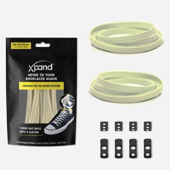 NIB XPAND No Tie Lacing System - Glow in the Dark - Picture 1 of 3